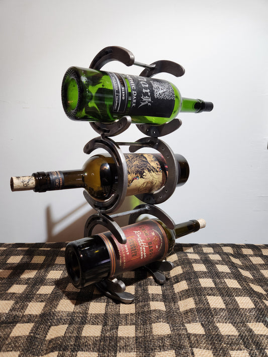 3-tier Horseshoe Wine Rack