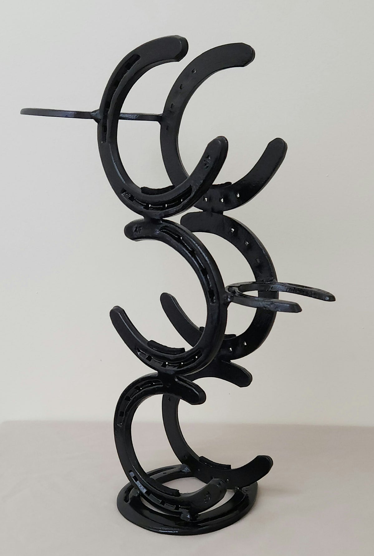 3x3 Horseshoe Wine Rack