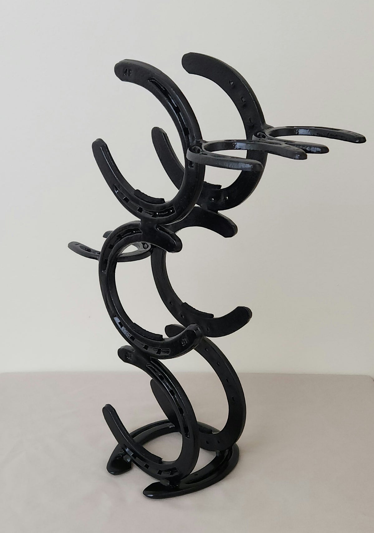 3x3 Horseshoe Wine Rack